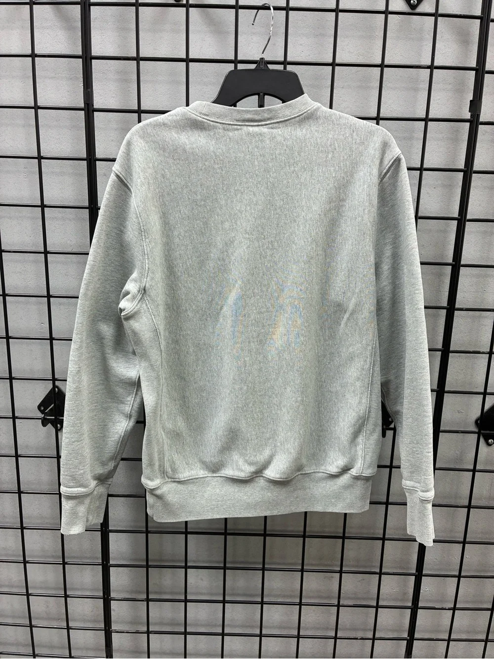 J Crew Heritage 14 Oz Fleece Sweatshirt Adult M Heather Athletic Gray Heavy Crew